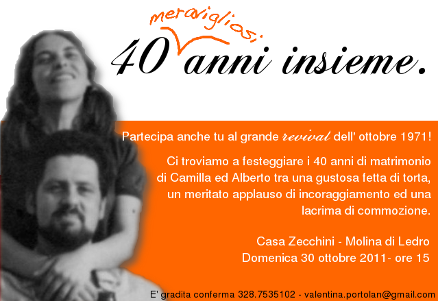 40 anni insieme